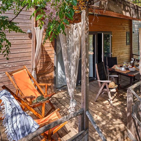 Mobilheim 6 Personen - Lodge 2 bis 6 Pers. klim. Plancha