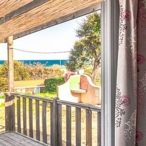 Mobilheim 4 Personen - Lodge 2 bis 4 pers. Meerblick klimatisiert. Plancha