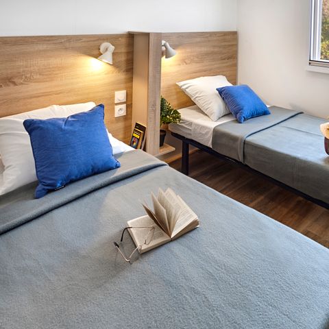 Mobilheim 4 Personen - Luxuriöse Lodge mit Meerblick