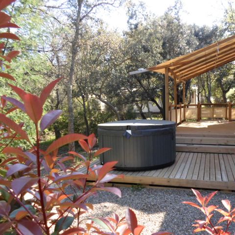 Mobilheim 6 Personen - Premium Spa - 2 Schlafzimmer - 4/6 Personen