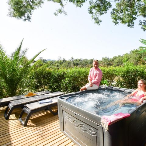 Mobilheim 6 Personen - Premium Spa - 2 Schlafzimmer - 4/6 Personen