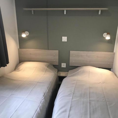 Mobilheim 6 Personen - Mobilheim 36m² - Klimaanlage + TV + Überdachte Terrasse