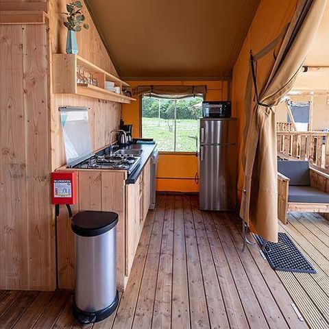 Wohnzelt auz holz 7 personen - SunLodge Taiga&Kambi