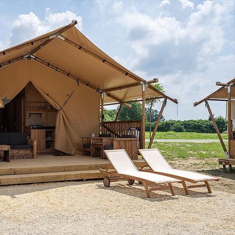 Wohnzelt auz holz 7 personen - SunLodge Taiga&Kambi