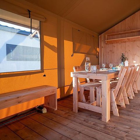 Wohnzelt auz holz 5 personen - SunLodge Taiga