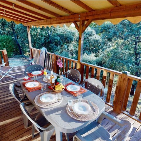 Mobilheim 6 Personen - Cottage Confort 3 Zimmer + Klimaanlage + Geschirrspülmaschine