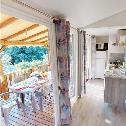 Mobilheim 6 Personen - Cottage Confort 3 Zimmer + Klimaanlage + Geschirrspülmaschine
