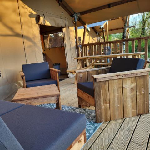 SafariZelt 6 Personen - Safarizelt 6 mit sanitären Einrichtungen