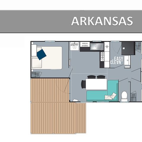 Mobilheim 8 Personen - ARKANSAS KOMFORT.