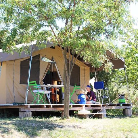 Zelt 5 personen - Ciela Nature Lodge - 2 Schlafzimmer - Küche - Badezimmer