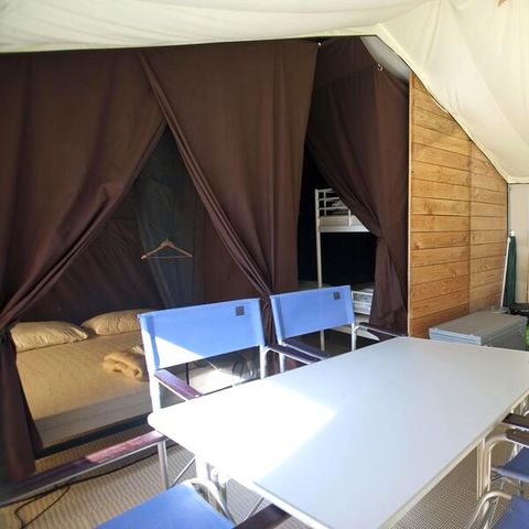 Zelt 5 Personen - Ciela Nature Lodge - 2 Schlafzimmer - Küche - Badezimmer