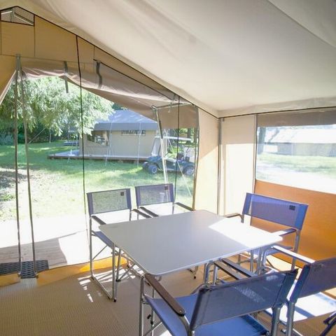 Zelt 5 Personen - Ciela Nature Lodge - 2 Schlafzimmer - Küche - Badezimmer