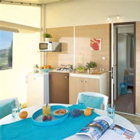 Mobilheim 5 Personen - Rapid'home Standard 20 m² (2 Zimmer, max. 4 Erwachsene + 1 Kleinkind)