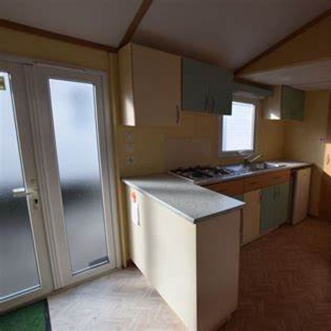 Mobilheim 4 Personen - Mobilheim Standard 26m² (2 Zimmer) + überdachte Terrasse 8m²