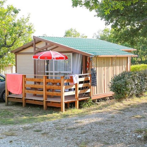 Chalet 5 Personen - Standard 35m² (2 Zimmer) - inkl. Terrasse 10m²