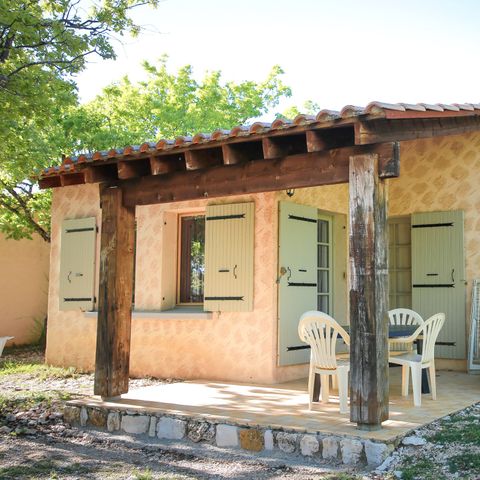 FERIENHAUS 4 Personen - Komfort-Pavillon 50m² - 2 Schlafzimmer - inkl. Terrasse