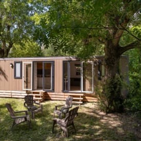 Mobilheim 6 Personen - Cottage Libellule 6p 3ch 2sdb **** clim