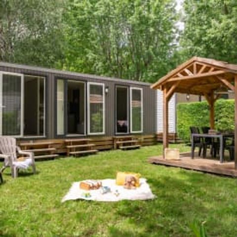 Mobilheim 4 Personen - Cottage Papillon 4p 2ch 2sdb **** clim