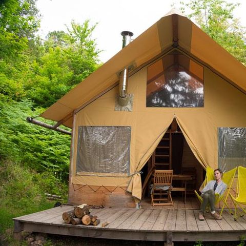 Safarizelt 5 Personen - Hütte