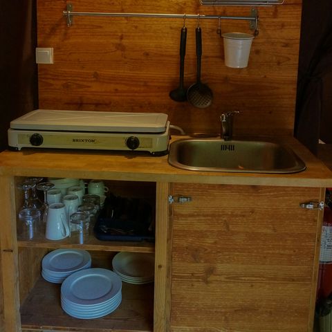 Zelt 4 Personen - Kanadisch mit Holzofen