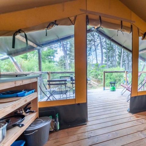 Safarizelt 5 Personen - Abenteurer (ohne eigenes Bad)