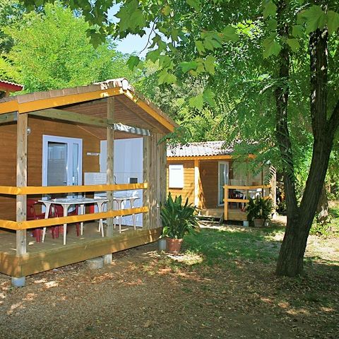 Chalet 5 personen - SUPER ECO (Ohne Sanitäranlagen)