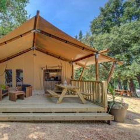 Safarizelt 4 Personen - Lodge Prémium 4 Personen