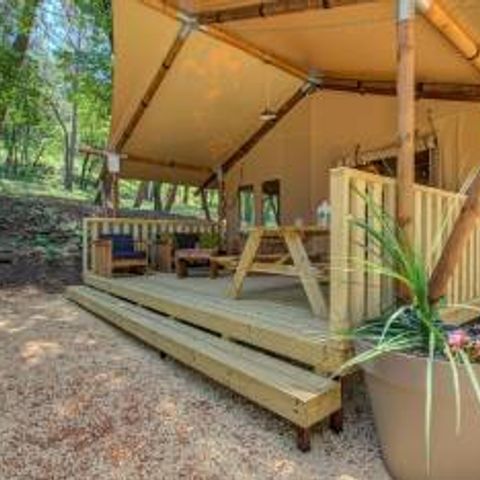 Safarizelt 4 Personen - Lodge Prémium 4 Personen