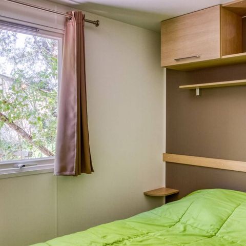 Mobilheim 6 Personen - Mobilheim Confort 33m² 3 Schlafzimmer - halboffene Terrasse - Klimaanlage 6 Pers.
