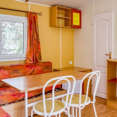Mobilheim 5 Personen - Mobilheim Standard 28m² 2 Zimmer - schattiger Bereich 4 pers.