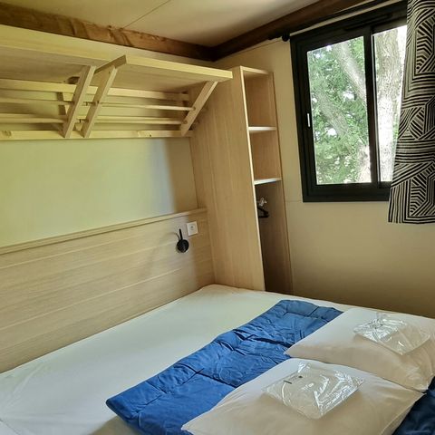 Chalet 6 Personen - Komfort 35m² 3 Zimmer halbüberdachte Terrasse + Klimaanlage