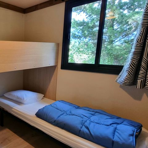 Chalet 6 Personen - Komfort 35m² 3 Zimmer halbüberdachte Terrasse + Klimaanlage