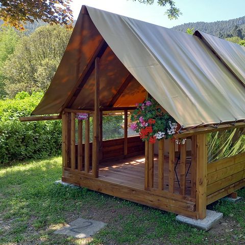 Safarizelt 2 Personen - Cyclo Tente Lodge, ohne Sanitäranlagen, ohne Küche