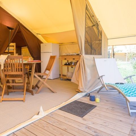 Safarizelt 5 Personen - Zelt Ciela Nature - 2 Zimmer (ohne Sanitäranlagen)