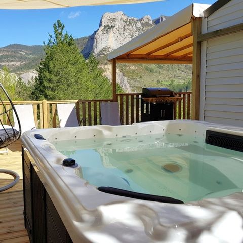 Mobilheim 6 personen - Mobilheim Prestige SPA - 3 Zimmer, davon 1 Elternsuite - Bettwäsche, Handtücher und Plancha