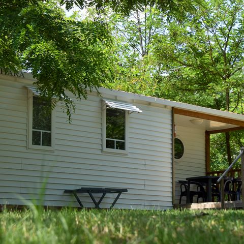 Mobilheim 4 Personen - Komfort Klimaanlage 28m² - 2 CH