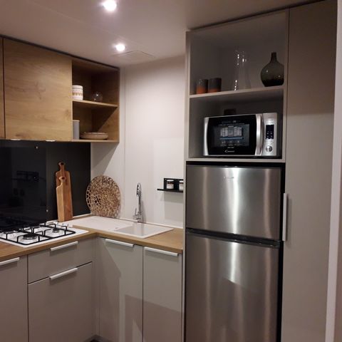 Mobilheim 4 Personen - Premium Klimaanlage TV 30m² 2CH