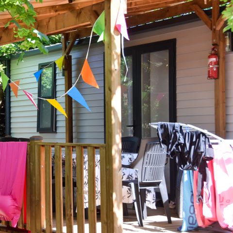 Mobilheim 4 Personen - Premium Klimaanlage TV 30m² 2CH