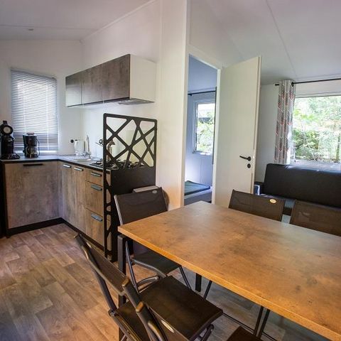 Mobilheim 6 Personen - Cottage Premium Chanterelle Trio 3 Zi. Wald - TV - Geschirrspülmaschine - Wifi