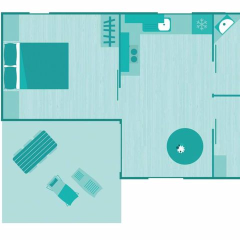 Chalet 4 Personen - 4p 2ch *** klimatisiert