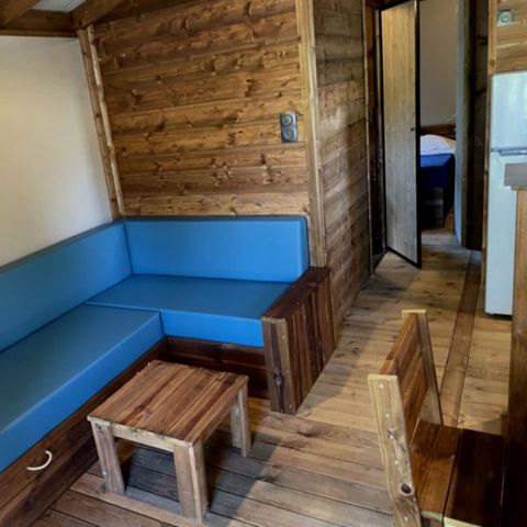 Safarizelt 5 Personen - LODGE-ZELT "DUNE" (aus Stoff) 2 Zi. 4/5 Schlafpl.