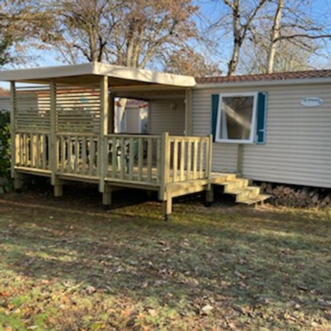 Mobilheim 4 Personen - O'Hara CONFORT- 2 Zimmer - 24,5 m2 (+ halbüberdachte Terrasse von 18 m2) 4 Personen