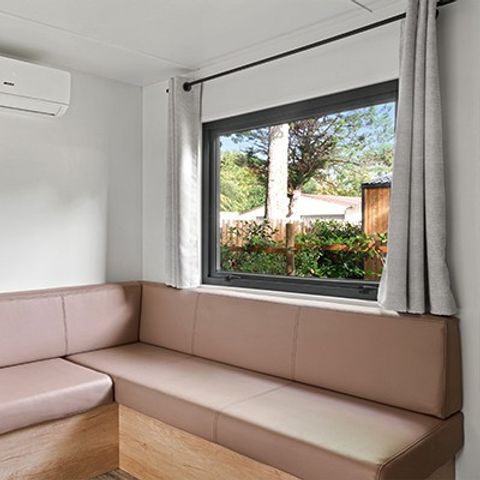 Mobilheim 4 personen - Ultimate | 2 Zi. | 4 Pers. | Erhöhte Terrasse | Klimaanlage | TV
