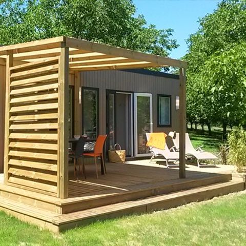Mobilheim 6 personen - Ultimate | 3 Schlafz. | 6 Pers. | Einfache Terrasse | 2 Bad | Klimaanlage | TV
