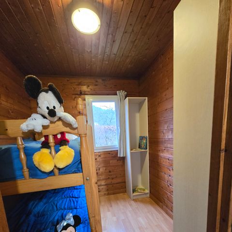 Chalet 5 Personen - Chalet Eden - (2 Erwachsene, 2 Kinder, 1 Baby: Platz für ein Regenschirmbett)