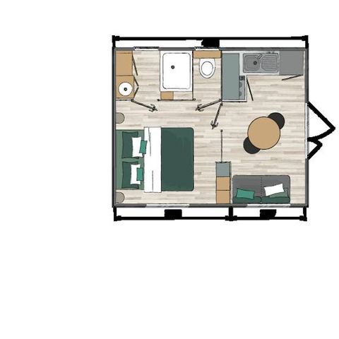 Mobilheim 2 Personen - DUO