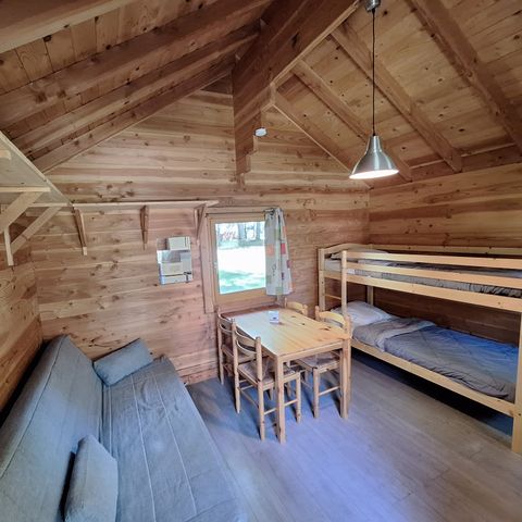 Chalet 2 Personen - Chalet ohne Sanitäranlagen 4 Pers.