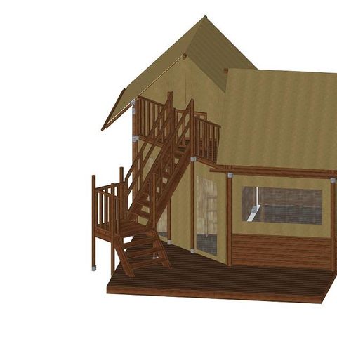 Safarizelt 6 Personen - Cabatente 4/6 pers