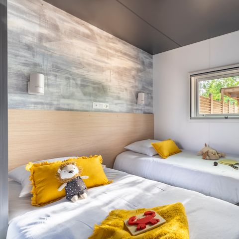 Mobilheim 4 personen - EXKLUSIV 2 Schlafzimmer mit Master-Suite