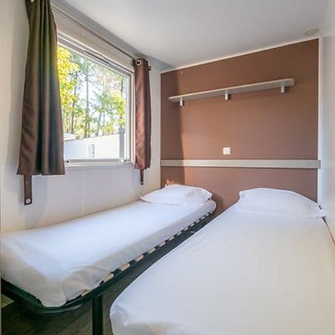 Mobilheim 6 personen - Comfort XL | 3 Zi. | 6 Pers. | Erhöhte Terrasse | Klima.